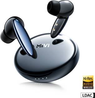 Mivi Superpods Opera, 60Hrs PT, Spatial Audio, Hi-Res & LDAC, 3D HD Audio, Fast Chg. Bluetooth