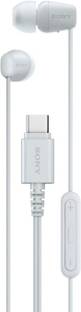 SONY IER-EX15C Type-C Earphones with Mic, Tangle Free Wire, in-Line Remote for Volume Wired