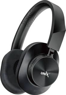 Unix Wireless Headphones I 36 Hrs PlaytimeI 40MM Drivrs I Adjustable Bluetooth