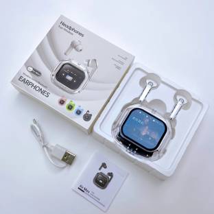 ZARRY AIR MAX Wireless Earbuds Touch Screen Transparent Design ENC In-Ear Headphone Bluetooth