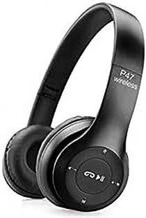 YAROH P47_VP28_Bluetooth Wireless Headphone with Mic High Bass Clear Sound Bluetooth without Mic