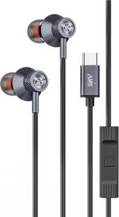 AMS Type-C Port 10mm Bass Drivers Inline Controls IPX5 Earphones Wired Earphone Wired Gaming