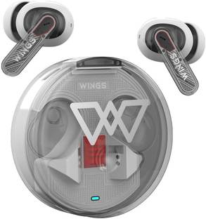 WINGS Phantom340 ANC Quad ENC Mic,Sync App Support Earbuds Bluetooth