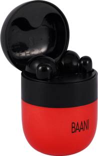 Baani Audio Red+Black_BN 200 Bluetooth Earphones (Red+Black,Wireless) Bluetooth