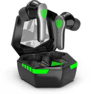 SpinBot BattleBudz GX10 Gaming TWS Earbuds with 50ms Low Latency & 30 hours Playtime Bluetooth Gaming