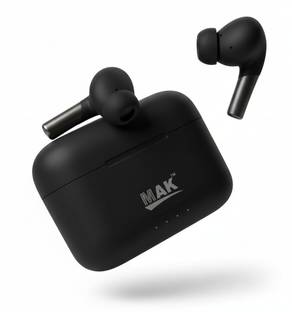 MAK Airdopes 155 Wireless Earbuds with Active Noise Cancellation, 55 Hours Playtime Bluetooth
