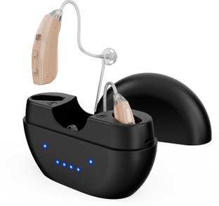 Hearstore.in Soundbright Ultra 100 - Rechargeable BTE Hearing Aid Machine For Old Age with Multiple Mode And Auto Noise Cancellation (Both Ear) Hearing Aid