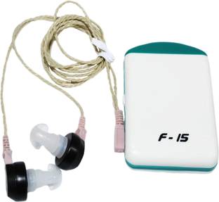 Dishan Both Ear Adjustable Sound Enhancement Amplifier for Old Age Hearing Aid Machine-Axon F-15- for Both Ear (V Cord) Pocket Machine Hearing Aid