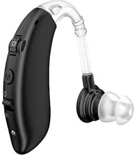 Fastwell F30 Premium Rechargeable Hearing Aid famous Sound Behind The Ear (BLACK) bte Hearing Aid