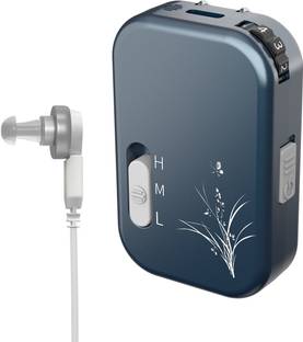 Fastwell F81P Rechargeable Pocket Hearing Aid For Severe & Profound Hearing Loss, Ear Machine In The Ear Wired Hearing Aid for Single Ear POCKET Hearing Aid