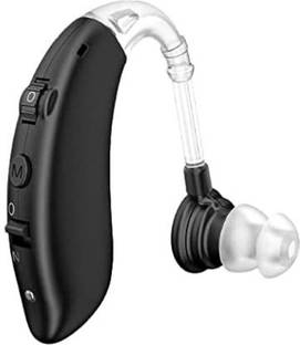 Fastwell F30 Premium Rechargeable Hearing Aid famous Sound Behind The Ear (BLACK) bte Hearing Aid