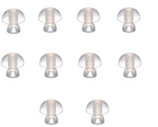 Cityhealth Pocket Ear Tips Silicone Earplug Domes for Pocket Hearing (Small) (Pack of 10 ) Pocket Model Hearing Aid