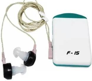 RnB Ear Sound Pocked Model F-15 Hearing Aid 7 Step Volume Setup with Sound Enhancement Amplifier- for Profound Hearing Loss Pocket model Hearing Aid