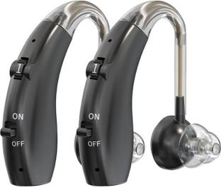Fastwell F25 Rechargeable BTE Hearing Aid Machine Pair for Both Ears Type-C Charging | Small Size | For Severe to Profound Hearing Loss bte Hearing Aid