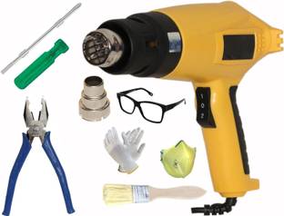 Digital Craft Hot Air Gun 2000W,6Inch 2 In 1 Screw Driver,8"Inch Combination Plier, 2000 W Heat Gun