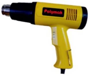 Polymak PMHG1600E Heat Gun -1600w, 1 - 220°C & 2 - 650°C, 1 - 250 LPM & 2 - 500 LPM 1600 W Heat Gun