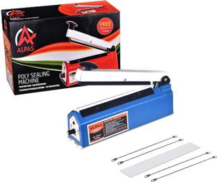 Alpas Poly Sealing Machine for Plastic, Pouch & Food Bag, Ideal All Packagings Hand Held Heat Sealer