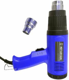 BALRAMA Hot Air Gun Heat Air Gun 220V Dual Temperature Adjustable Blue & Black Industrial Home Electric Warm Air Gun Power Tools for Industrial Home Use Electronic heat gun adjustable temperature hot air blower paint drying striping professional dual temperature hot air gun used for a variety of application like stripping paint, felt roofing repairs, lighting barbecues, thawing frozen water pipes, loosening rusted nuts and bolts. Stripping paint and varnish, loosening rusted nuts and bolts, thawing pipes, quick dries almost anything Hand Held Heat Sealer
