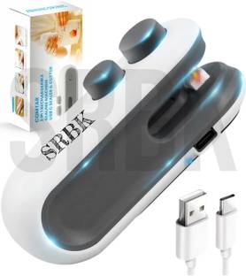 SRBK fashion Portable Packet Sealer 🍋 | Rechargeable USB Handheld Sealing Machine for Bags Hand Held Heat Sealer