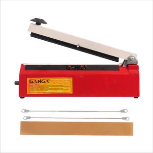 GANGA 8 Inch Poly Sealing Machine , Pouch Sealer , Pepsi Packing Machine Hand Held Heat Sealer