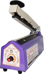 GANGA Poly Sealing Machine 8 inch Poly Sealing Machine, Pouch, Pepsi, Plastic Bag Packing Hand Held Heat Sealer