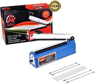 Alpas Poly Sealing Machine for Plastic, Pouch & Food Bag, Ideal All Packaging Hand Held Heat Sealer