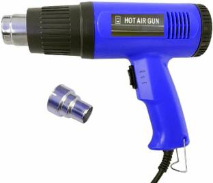 BALRAMA 1200/1500 Watts 350°C-600°C Dual Temperature Blue and Black TGF ML-052 Heat Gun TGF Hot Air Gun Hand Held Heat Sealer Hot Air Heat Gun with Variable Heat Setting & Temperature Controller Hot Air Blower Suitable for Paint Varnish Stripping, Shrink Wrapping Packing, Thawing Frozen Food & Water Pipes Professional Economy Quality Thermal Power Tool Hand Held Heat Sealer