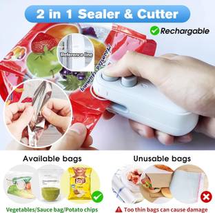 Wifton Heat Sealer, Plastic Bag Sealing Machine Hand Held Heat Sealer