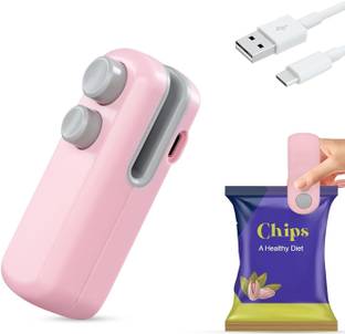 Lonekart Portable MiniSealing Machine for Food, Snacks, Chips, Fresh Storage, Plastic Bag Hand Held Heat Sealer