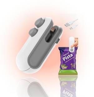 Hespa Vacuum Sealer for Food Bags: USB Heat Seal Machine for Kitchen and Home Hand Held Heat Sealer