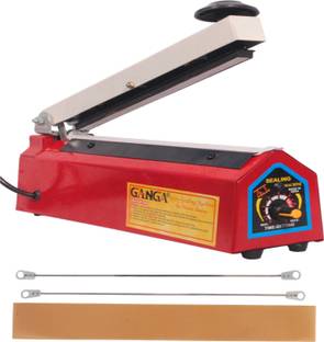 GANGA 8 Inch Pouch,Pepsi,Candy,Bag Packing, sealer,Poly Sealing Machine Hand Held Heat Sealer