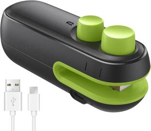 AADGEX 2 in 1 USB Rechargeable Magnetic Heat Sealing & Cutting, Handheld Vacuum Sealer Hand Held Heat Sealer