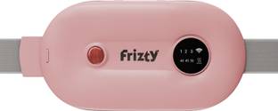 Frizty Heating Pad Cramp Relief 3-leval Temp & Massage, Back & Belly, 1Yr Warranty Pink Heating Pad