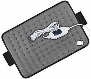 MCP Grey Velvet Orthopaedic Electric Heating Belt - Lower Back Heat Therapy Waist Wrap, Shoulder, Knee Wrap with 3 Temperature Settings for Pain Relief of Abdominal Stomach Lumbar Muscle Strain etc Heating Pad