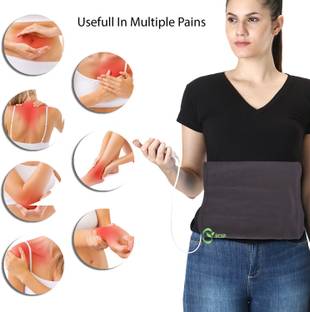 RCSP heating belt for back pain,knee,shoulder,elbow,neck pain electric orthopedic heating Pad for men and women brown Heating Pad