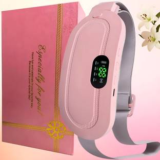 HEALTHTHUMB Cordless Menstrual Heating Pad with 3 Heat & 4 Massage Modes for Cramps Relief Heating Pad