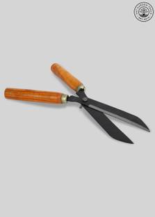 AGT HEDGE SHEARS Gate Garden Shears/Cutter Comfort Wooden Handles, Heavy Duty Grip Hedge Shear