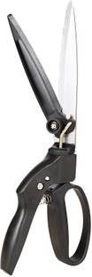 OUTO Manual Grass Hedge Shear 2mm Thickness Gardening Scissors with Safety Lock Tree Trimmers Secateurs Hand Pruner for Cutting Lawn Edge Hedge Shear