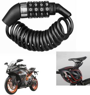 DAZZRIDE Stainless Steel Combination Lock For Helmet