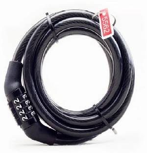 DSTECHBAR Steel Cable Lock For Helmet