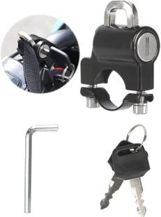Bwogue Aluminium, Stainless Steel Key Lock For Helmet