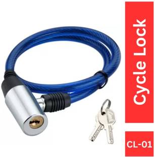 Link Multipurpose Cable Lock 100 CM Length for Cycles, Bikes, Helmets(Pack-1) Cycle Lock