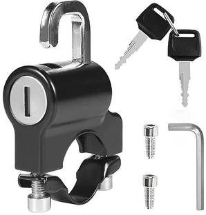 TOPHAVEN Stainless Steel, Aluminium Key Lock For Helmet