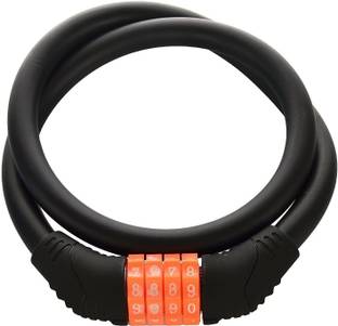 ALLEXTREME Steel, Plastic Combination Lock For Helmet