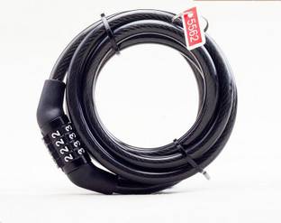 RSN WORLD Steel Cable Lock For Helmet
