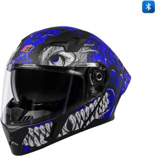 Steelbird SBA-20 Draco Bluetooth Full Face ISI Certified Helmet for Men Motorbike Helmet