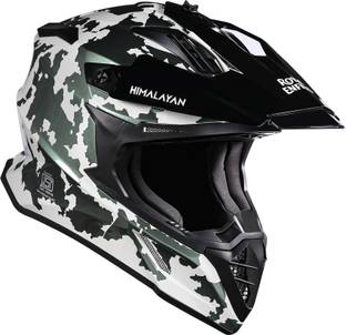 ROYAL ENFIELD Optimus Motocross Helmet with Sunpeak - ISI, DOT and ECE Certified Motorbike Helmet