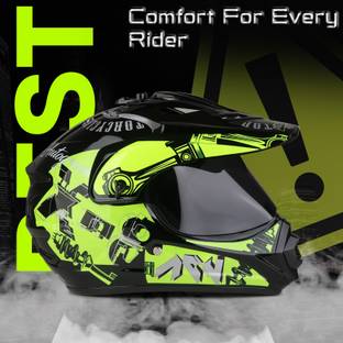 Agx Autogreen X8 Extreme With Polycarbonate Visor Unisex Helmet Motorbike Helmet
