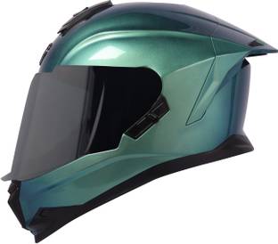 Steelbird SBH-57 Fighter ISI and DOT Certified Full Face Helmet for Men and Women Motorbike Helmet