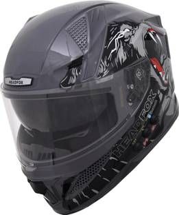 HEADFOX N2F Wolf AI Smart Bluetooth Helmet for Men & Women, ENC, GPS, Calls, LED Blinker Motorbike Helmet